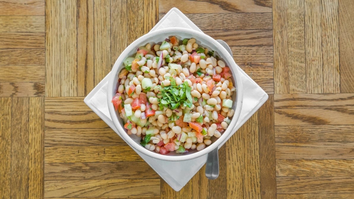 White Navy Bean Salad.