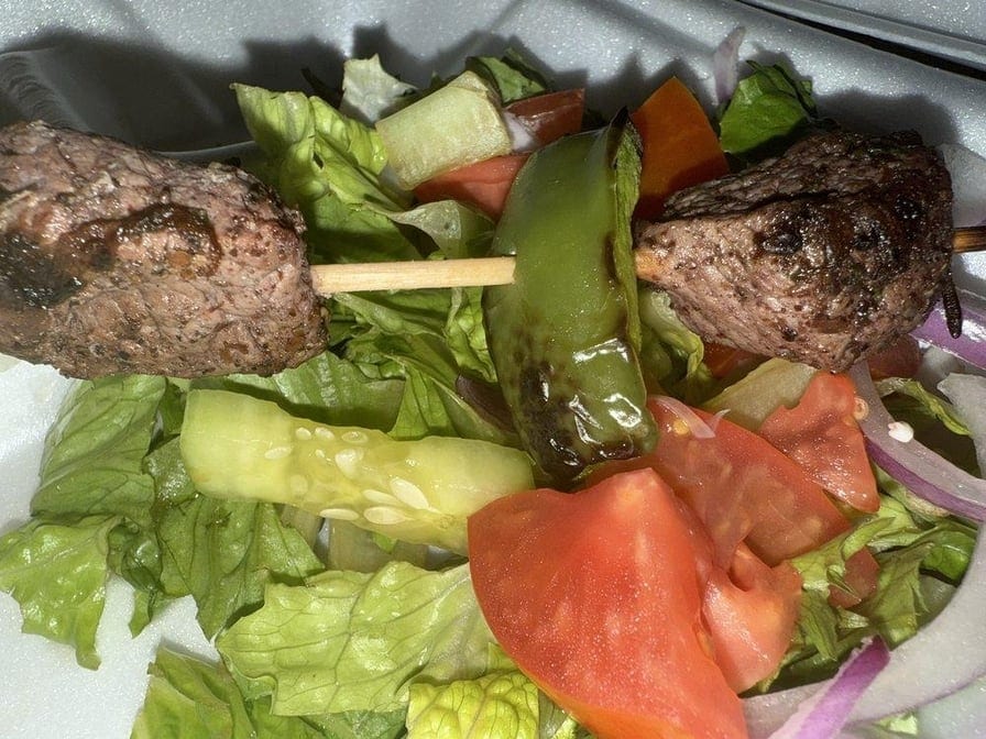 Marinated Meat Kebab.