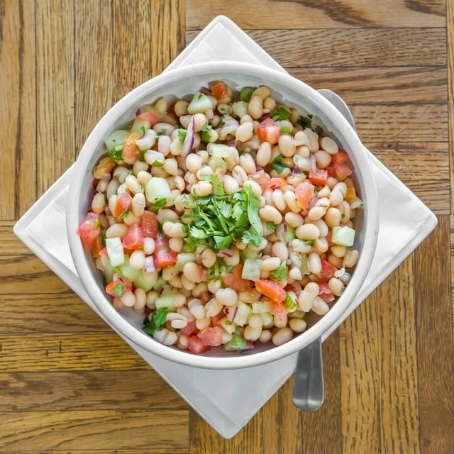 25. White Navy Bean Salad.